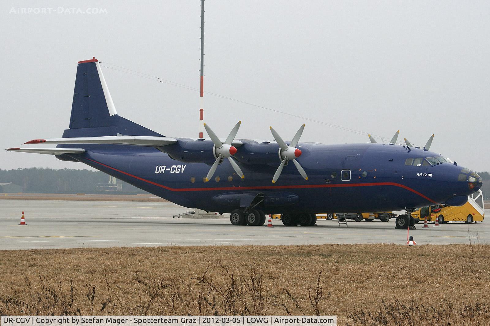 UR-CGV, 1966 Antonov An-12BP C/N 6344610, Meridian AN-12 @GRZ