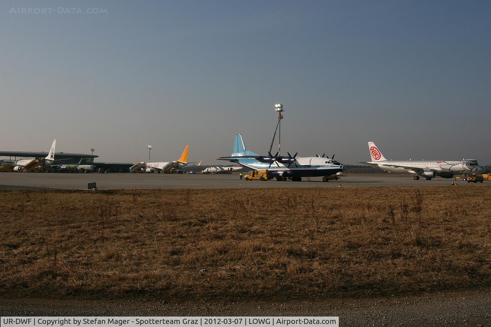 UR-DWF, 1968 Antonov An-12BK C/N 8345802, Airport feeling @GRZ (2)