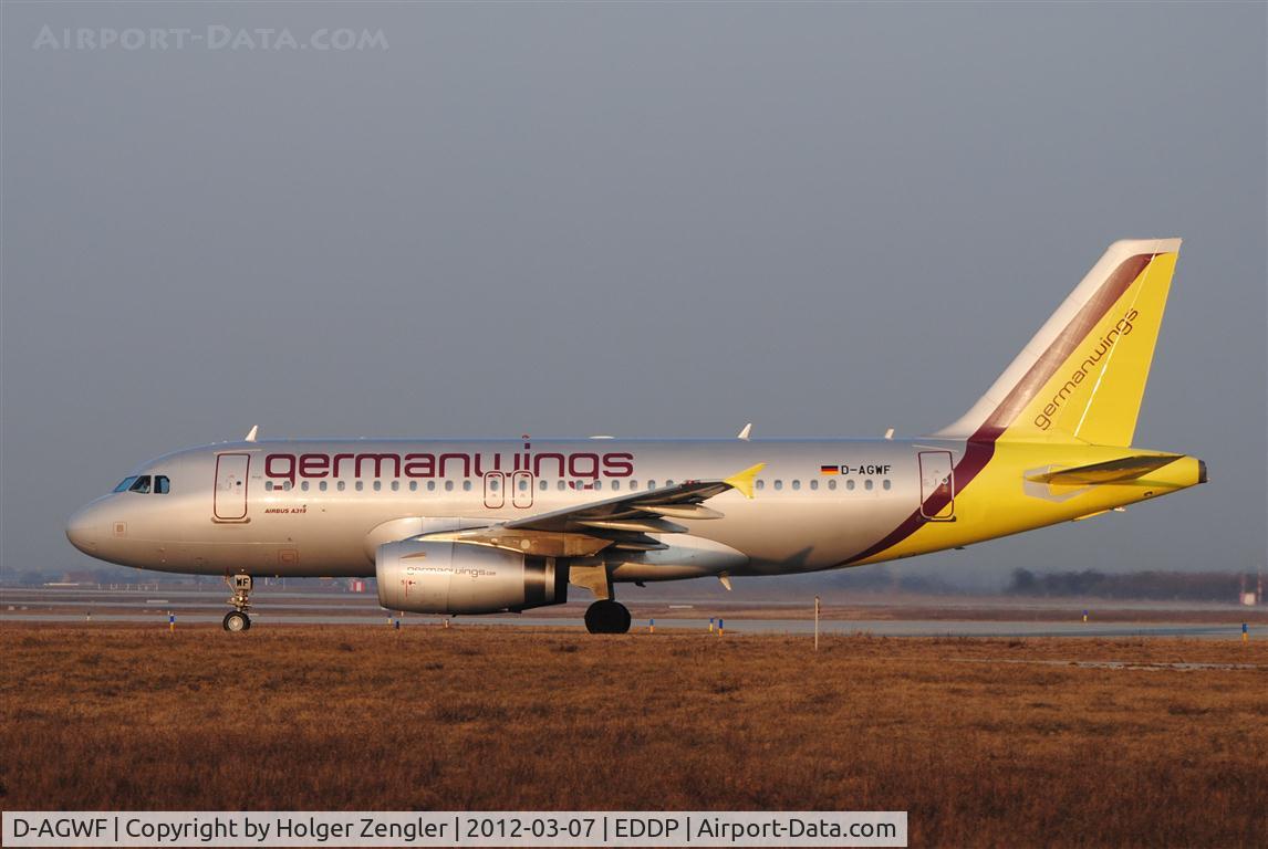D-AGWF, 2007 Airbus A319-132 C/N 3172, No. 1 of the unavoidable two from CGN and STR.