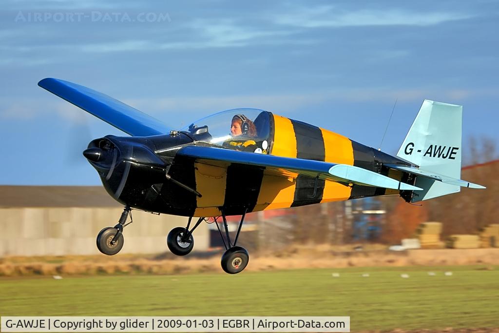 G-AWJE, 1968 Tipsy T-66 Nipper Mk 3 C/N S121, Low pass