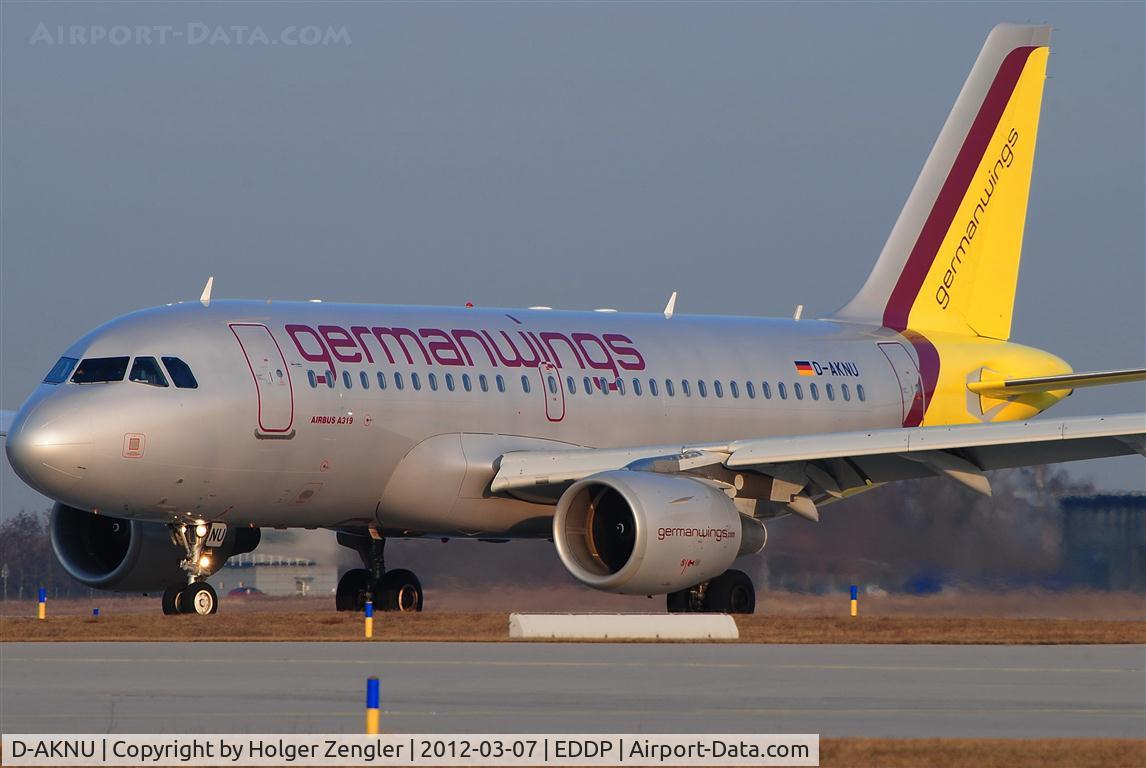 D-AKNU, 2005 Airbus A319-112 C/N 2628, Arrival of flight 4U2074 from STR.....