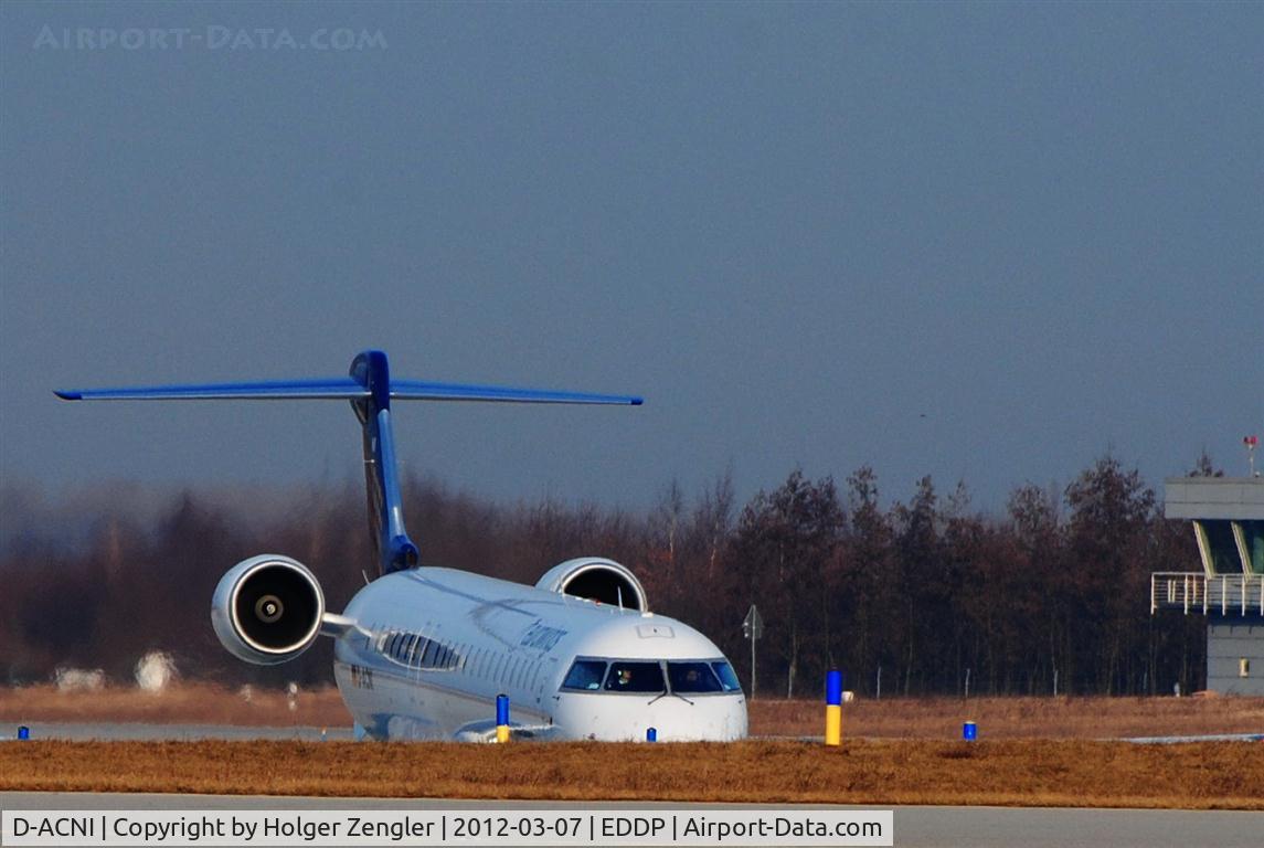 D-ACNI, 2009 Bombardier CRJ-900 NG (CL-600-2D24) C/N 15248, Diving thru the pool on taxiway A6....