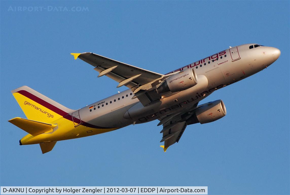 D-AKNU, 2005 Airbus A319-112 C/N 2628, On the way back to STR.....