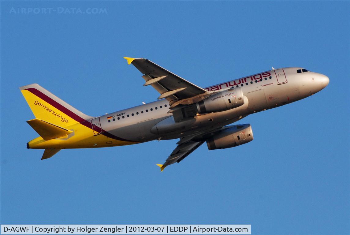 D-AGWF, 2007 Airbus A319-132 C/N 3172, Departure into a beautiful blue sky........