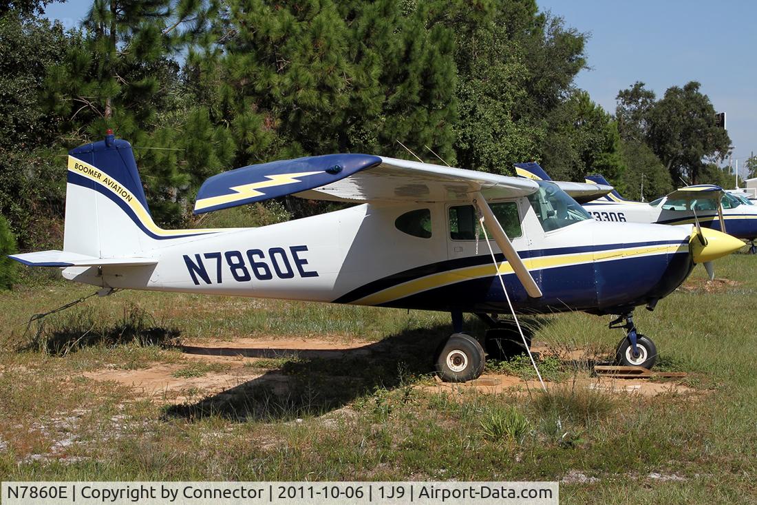 N7860E, 1959 Cessna 150 C/N 17660, Mostly used for aerial advertising.