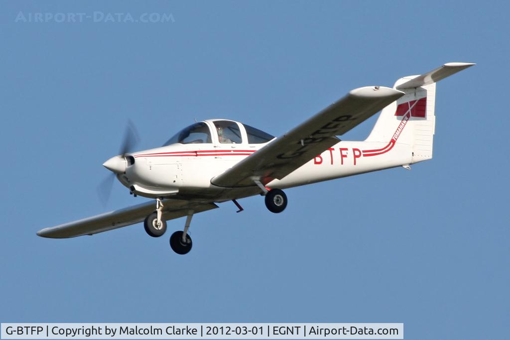 G-BTFP, 1978 Piper PA-38-112 Tomahawk Tomahawk C/N 38-78A0340, Piper PA-38-112 Tomahawk, Newcastle Airport, March 2012.