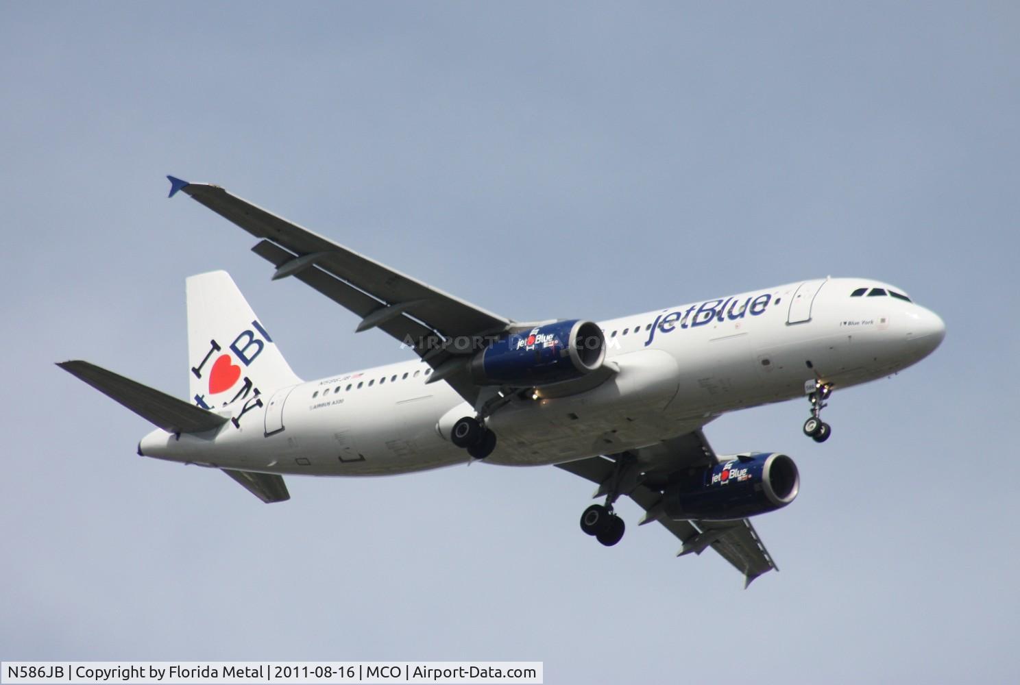 N586JB, 2004 Airbus A320-232 C/N 2160, I Love NY