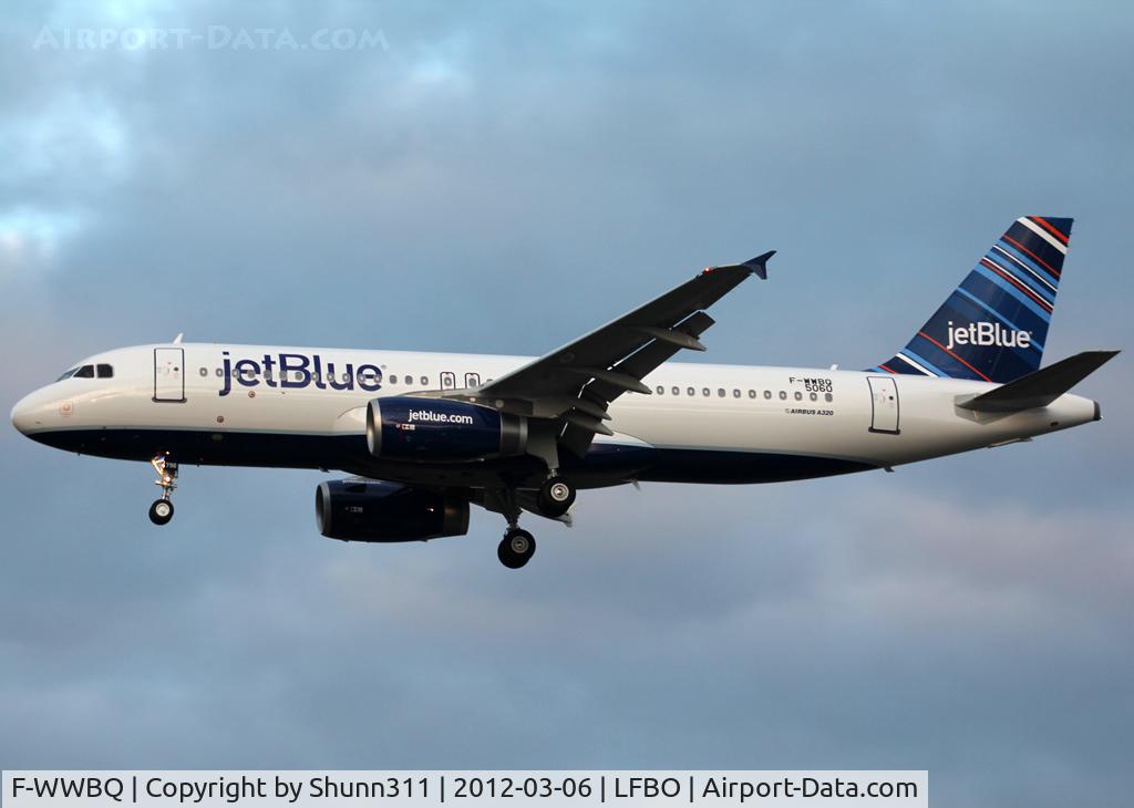 F-WWBQ, 2012 Airbus A320-232 C/N 5060, C/n 5060 - To be N796JB