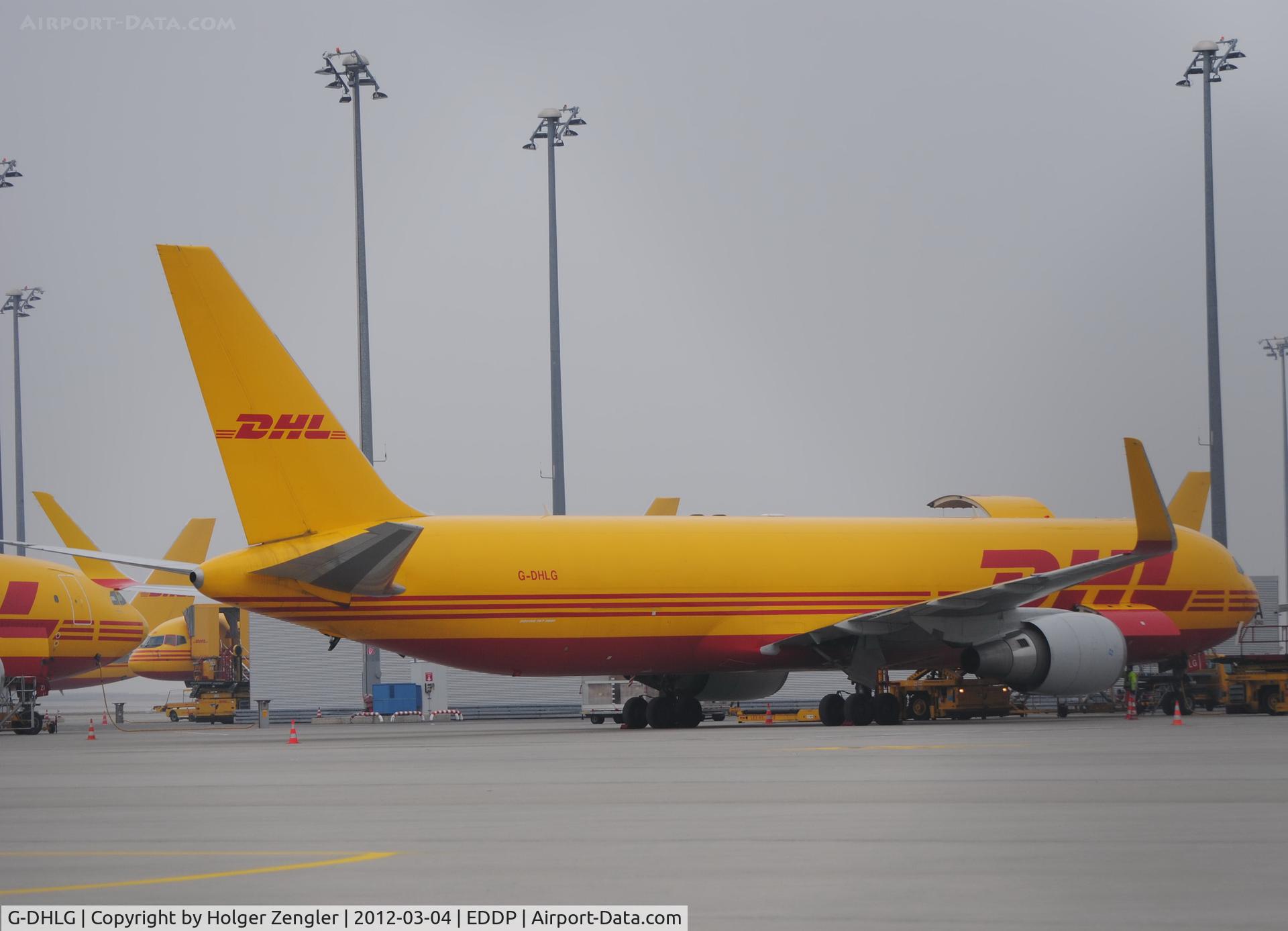 G-DHLG, 2009 Boeing 767-3JHF C/N 37807, One in a row of same......