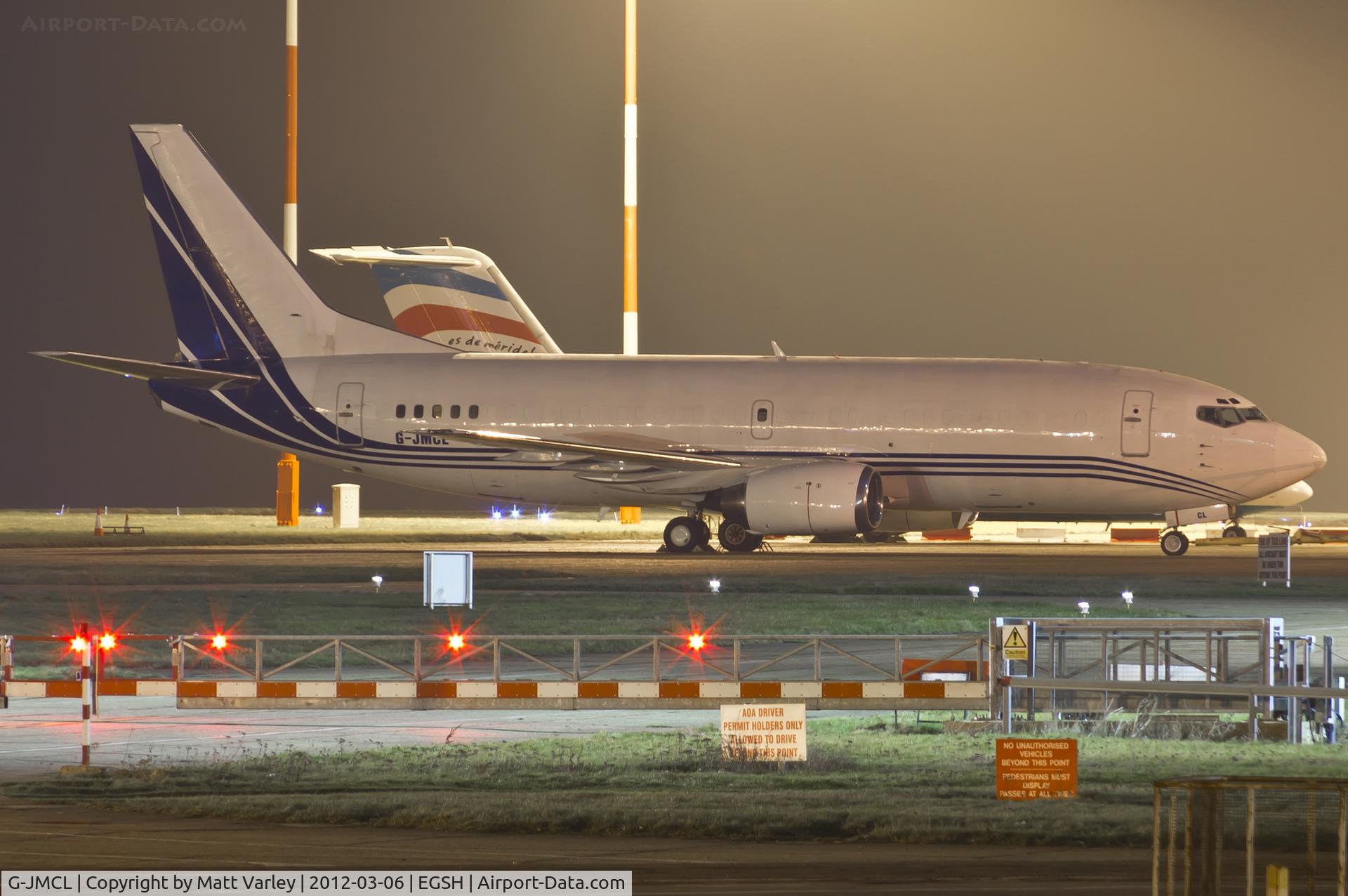 G-JMCL, 1988 Boeing 737-322F C/N 23951, Sat on stand 9.