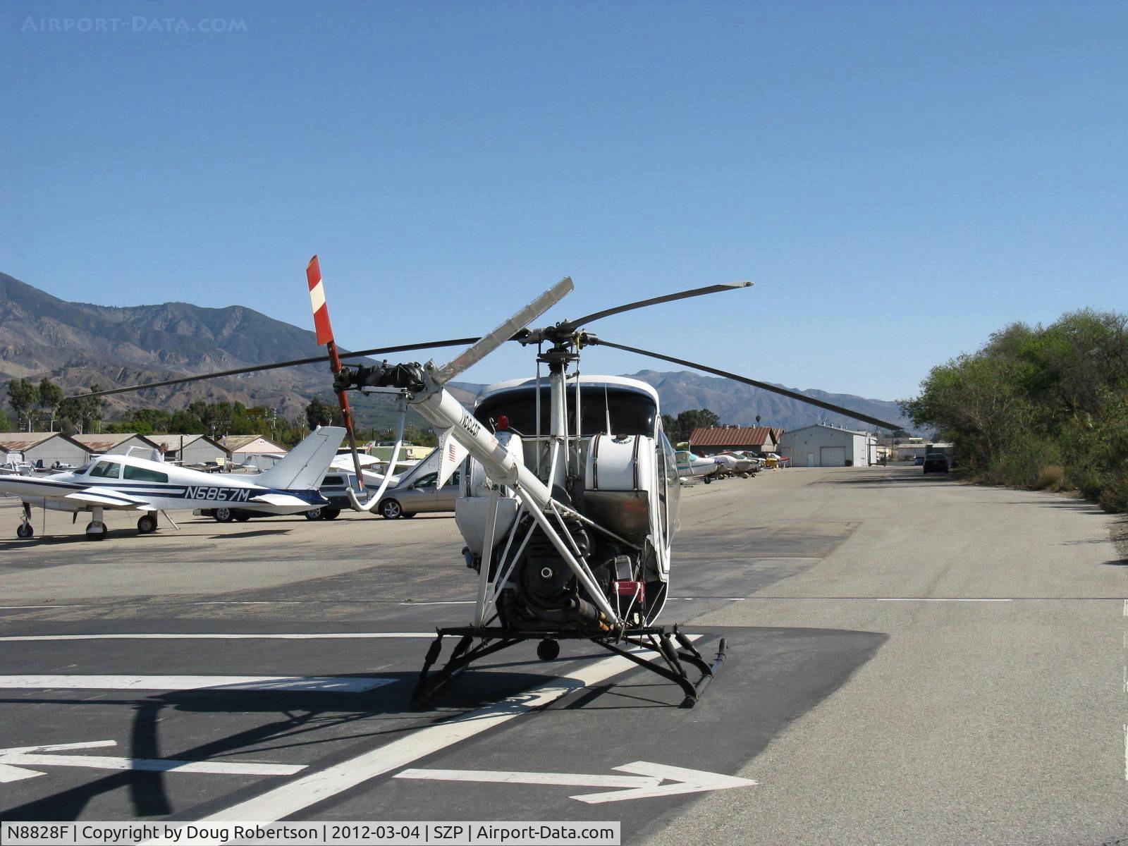 N8828F, 1963 Hughes 269A C/N 0173, 1963 Hughes 269A, Lycoming O&VO-360 180 Hp, Restricted class