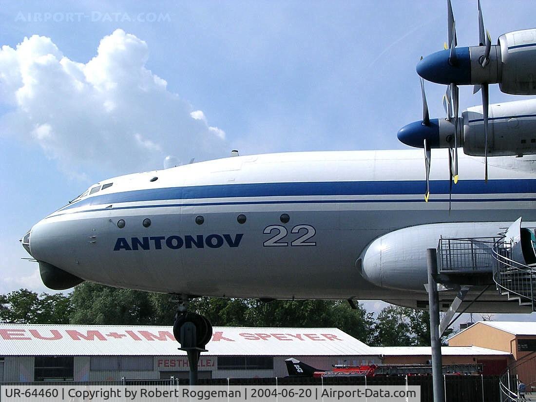 UR-64460, 1966 Antonov An-22 C/N 6340103, TECHNIK MUSEUM SPEYER.GERMANY.