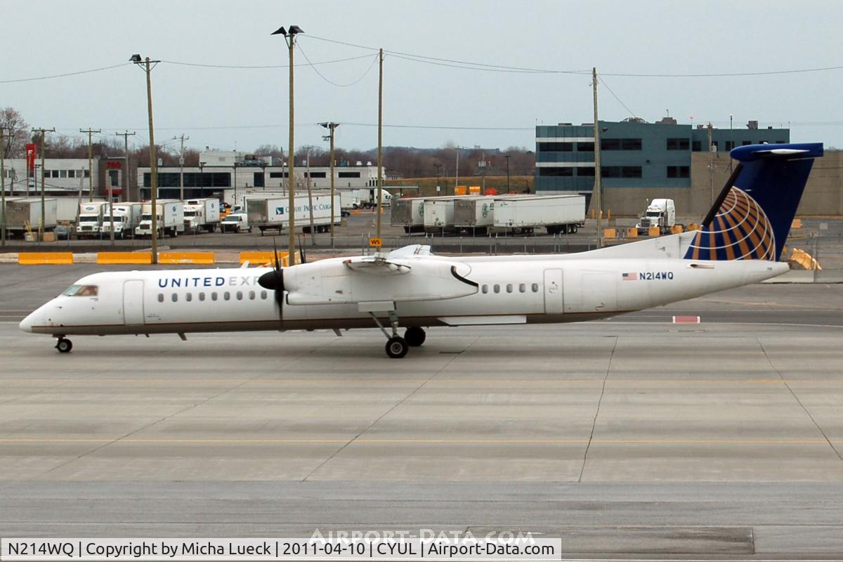 N214WQ, 2008 De Havilland Canada DHC-8-402Q Dash 8 Dash 8 C/N 4214, At Montreal