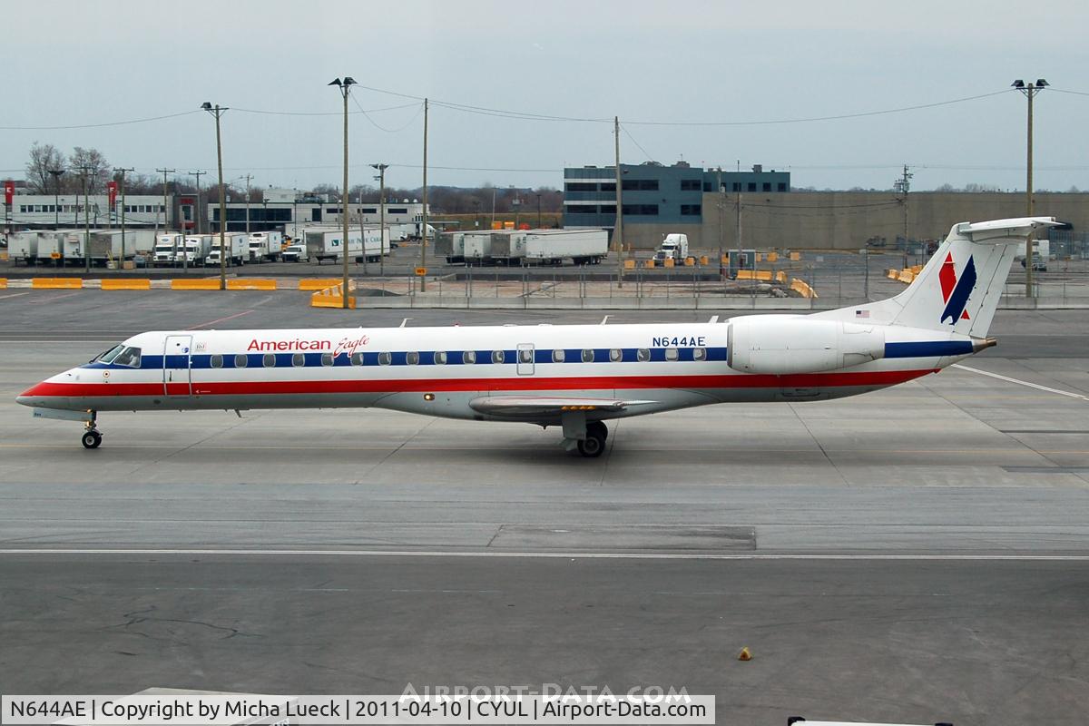 N644AE, 1999 Embraer ERJ-145LR (EMB-145LR) C/N 145204, At Montreal