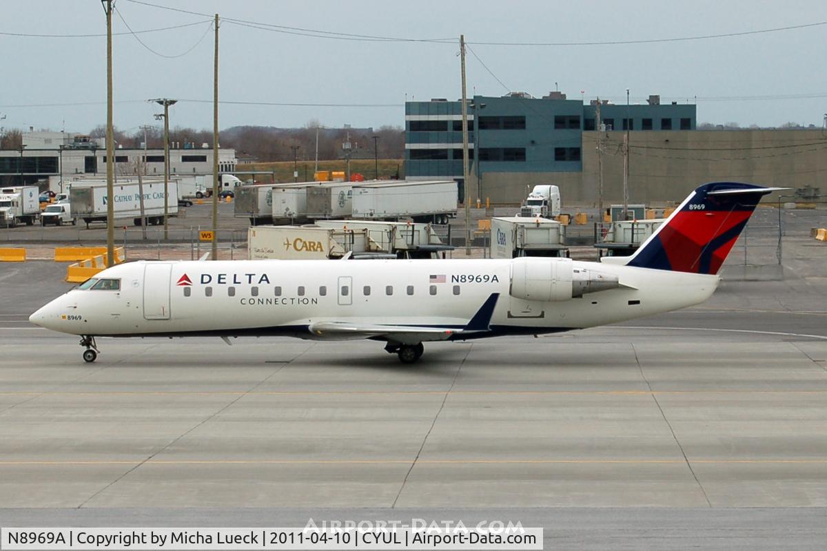 N8969A, 2004 Bombardier CRJ-200 (CL-600-2B19) C/N 7969, At Montreal