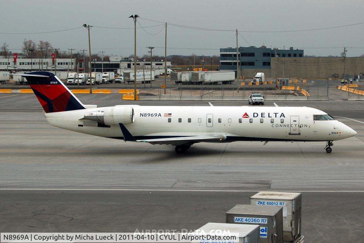 N8969A, 2004 Bombardier CRJ-200 (CL-600-2B19) C/N 7969, At Montreal