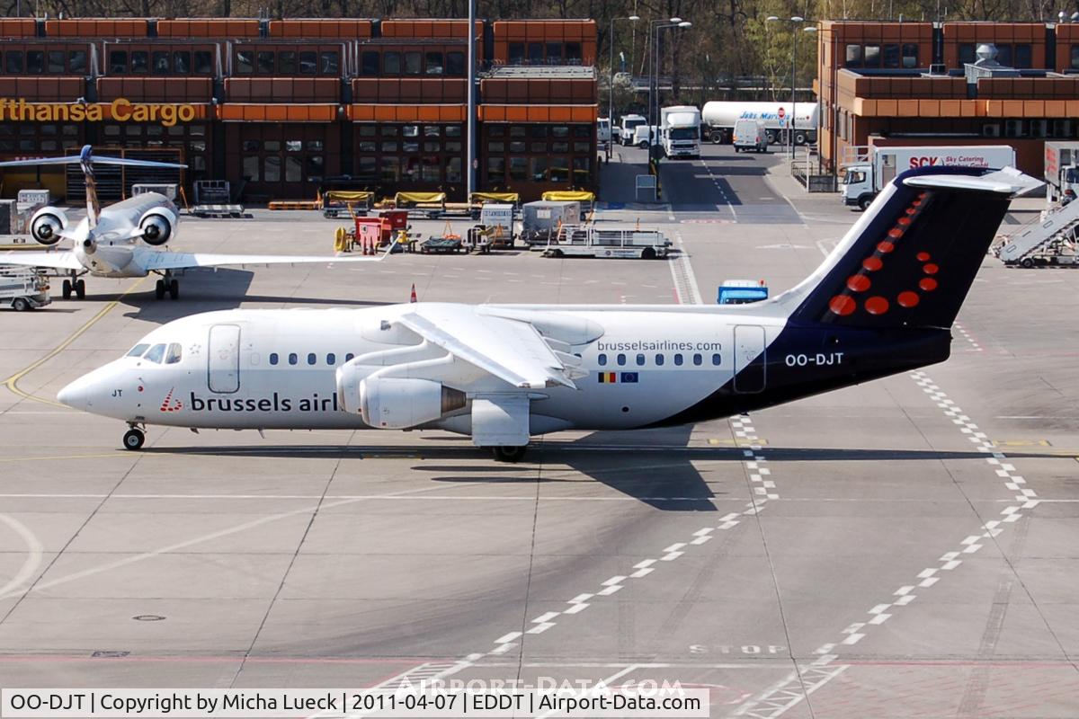 OO-DJT, 1996 British Aerospace Avro 146-RJ85 C/N E.2294, At Tegel