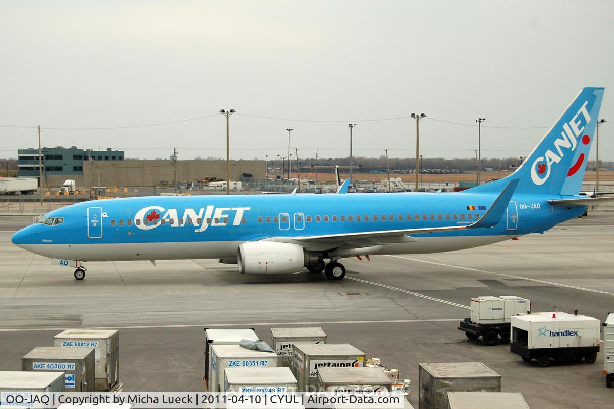 OO-JAQ, 2009 Boeing 737-8K5 C/N 35148, Leased from from TUI