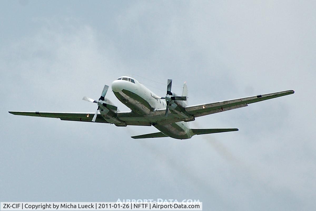 ZK-CIF, 1956 Convair 580 C/N 381, At Nuku'alofa