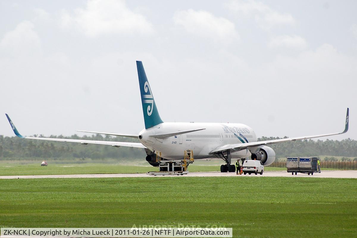 ZK-NCK, 1997 Boeing 767-319/ER C/N 26971, At Nuku'alofa