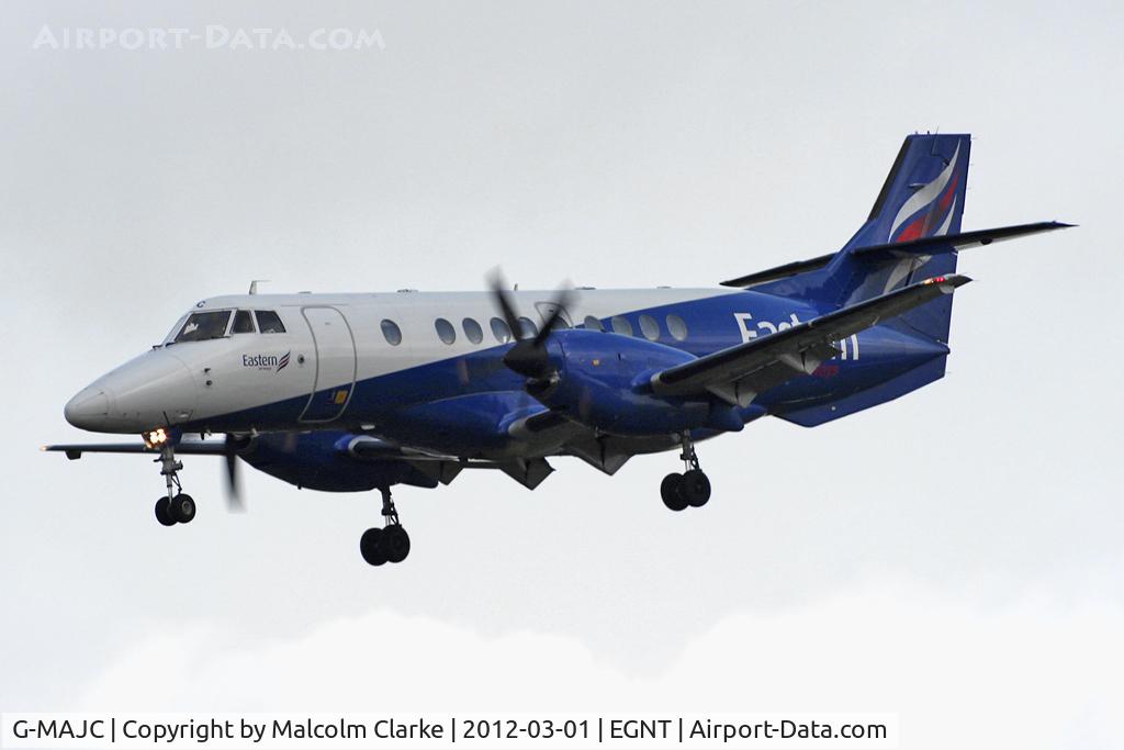 G-MAJC, 1992 British Aerospace Jetstream 41 C/N 41005, British Aerospace Jetstream 41, Newcastle Airport, March 2012.
