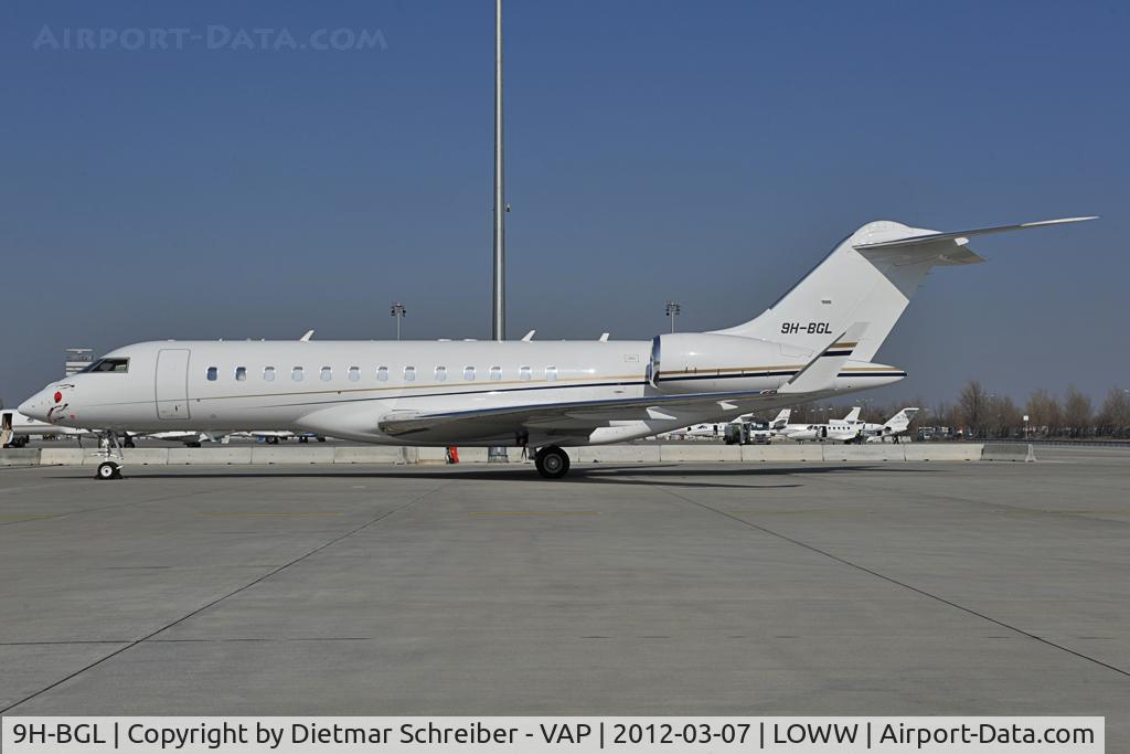 9H-BGL, 2009 Bombardier BD-700-1A10 Global Express C/N 9348, Globalexpress