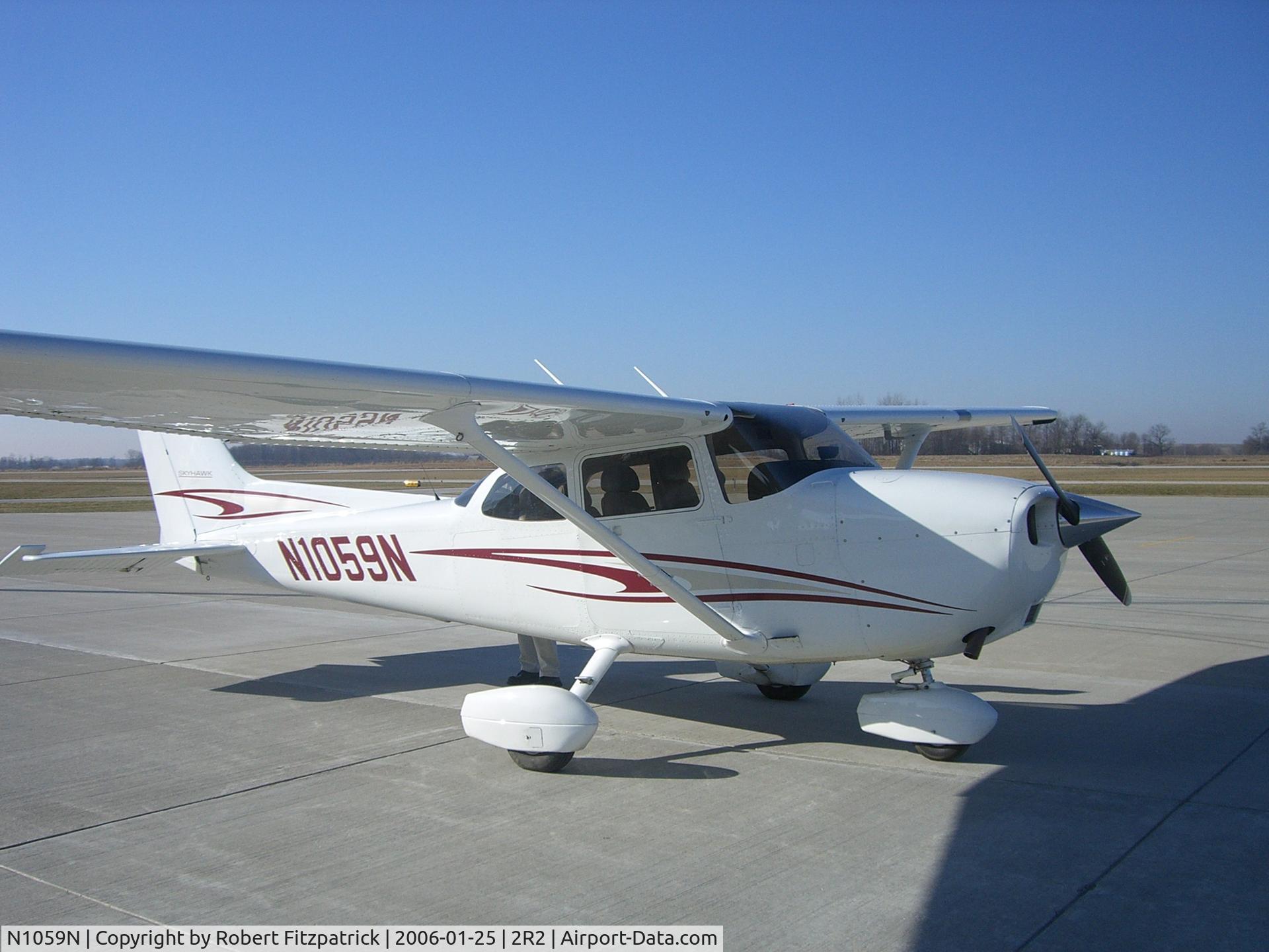 N1059N, 2005 Cessna 172S C/N 172S9823, A new Skyhawk with an all glass Garmin panel.