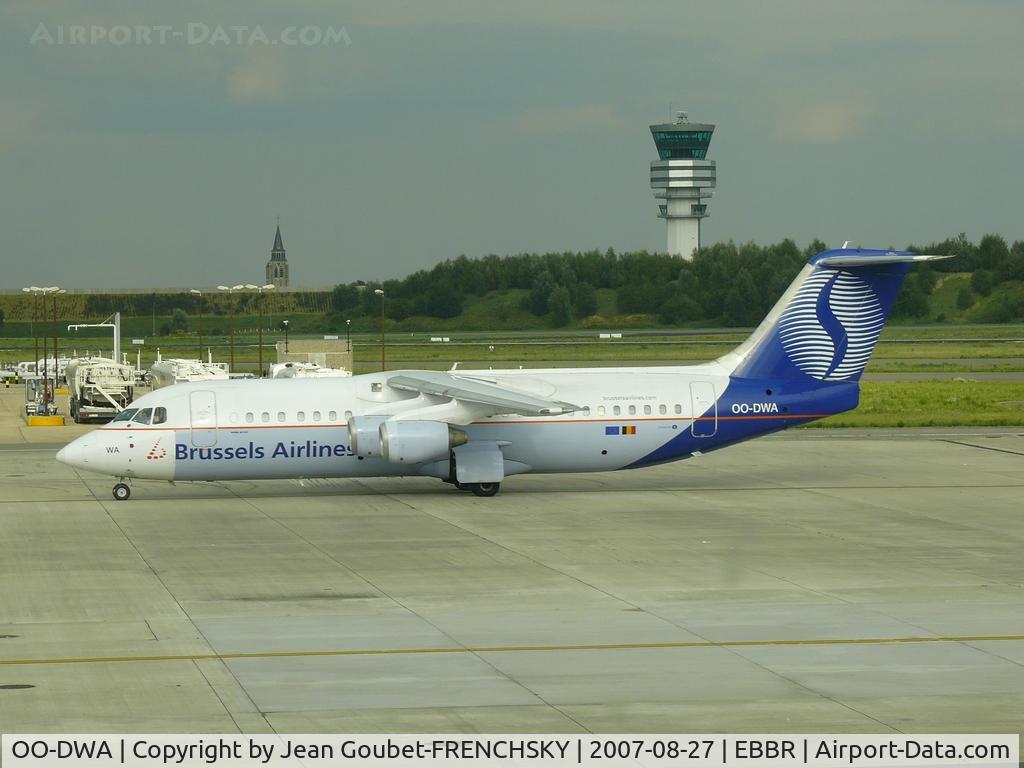 OO-DWA, 1997 British Aerospace Avro 146-RJ100 C/N E3308, Brussels Airlines