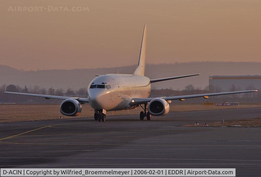 D-ACIN, 1990 Boeing 737-53C C/N 24825, Coming in on Taxiway 