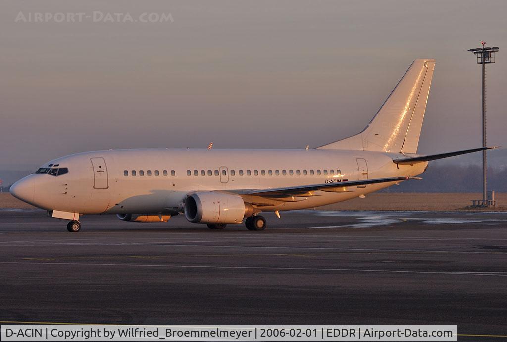 D-ACIN, 1990 Boeing 737-53C C/N 24825, Coming in on apron.