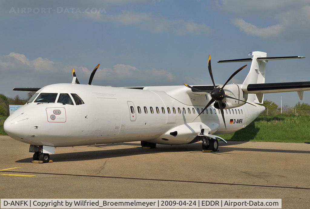 D-ANFK, 2001 ATR 72-212A C/N 666, Stored at EDDR/SCN.