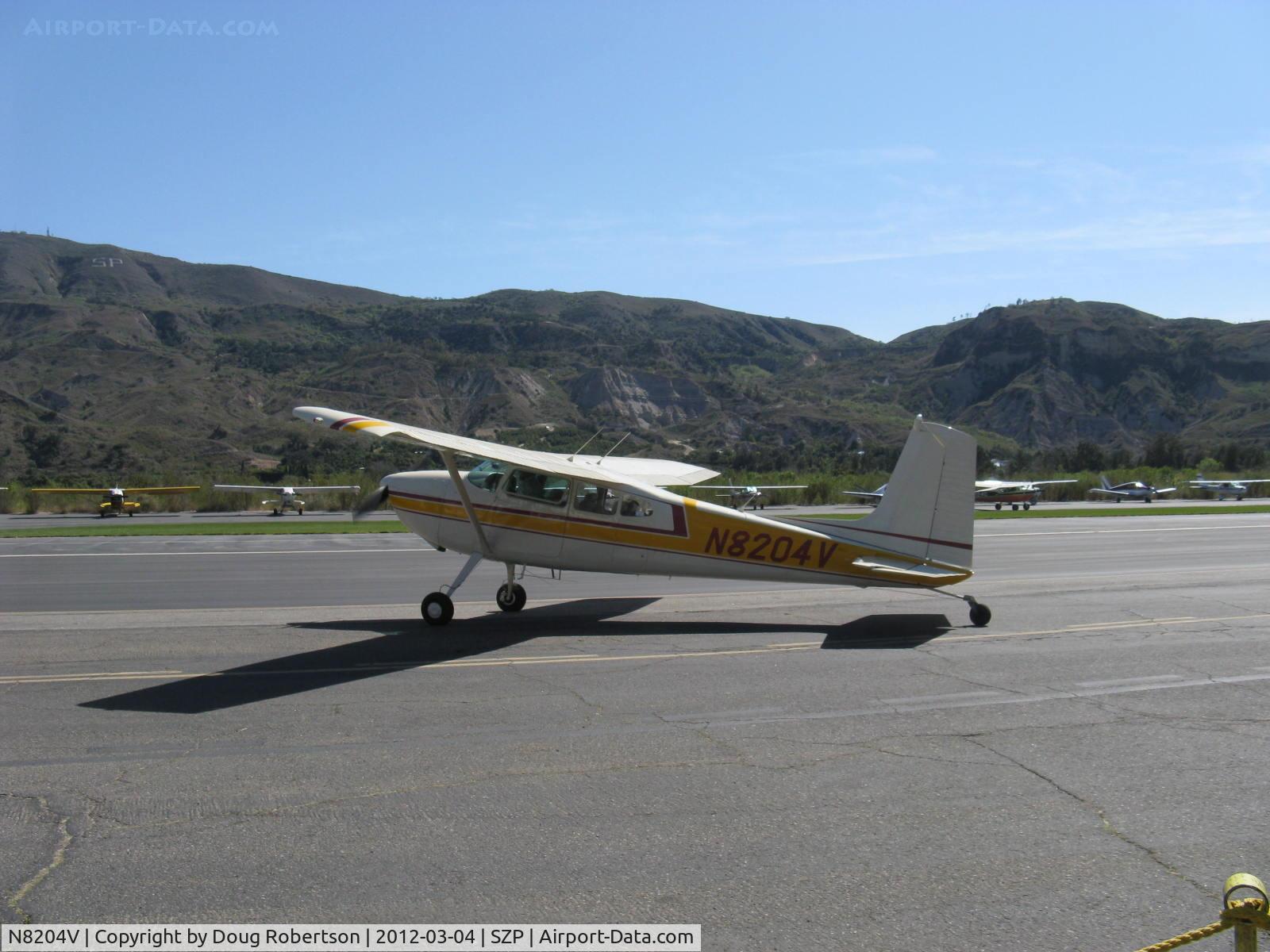 N8204V, 1966 Cessna 180H Skywagon C/N 18051706, 1966 Cessna 180H, Continental O-470 230 Hp, taxi