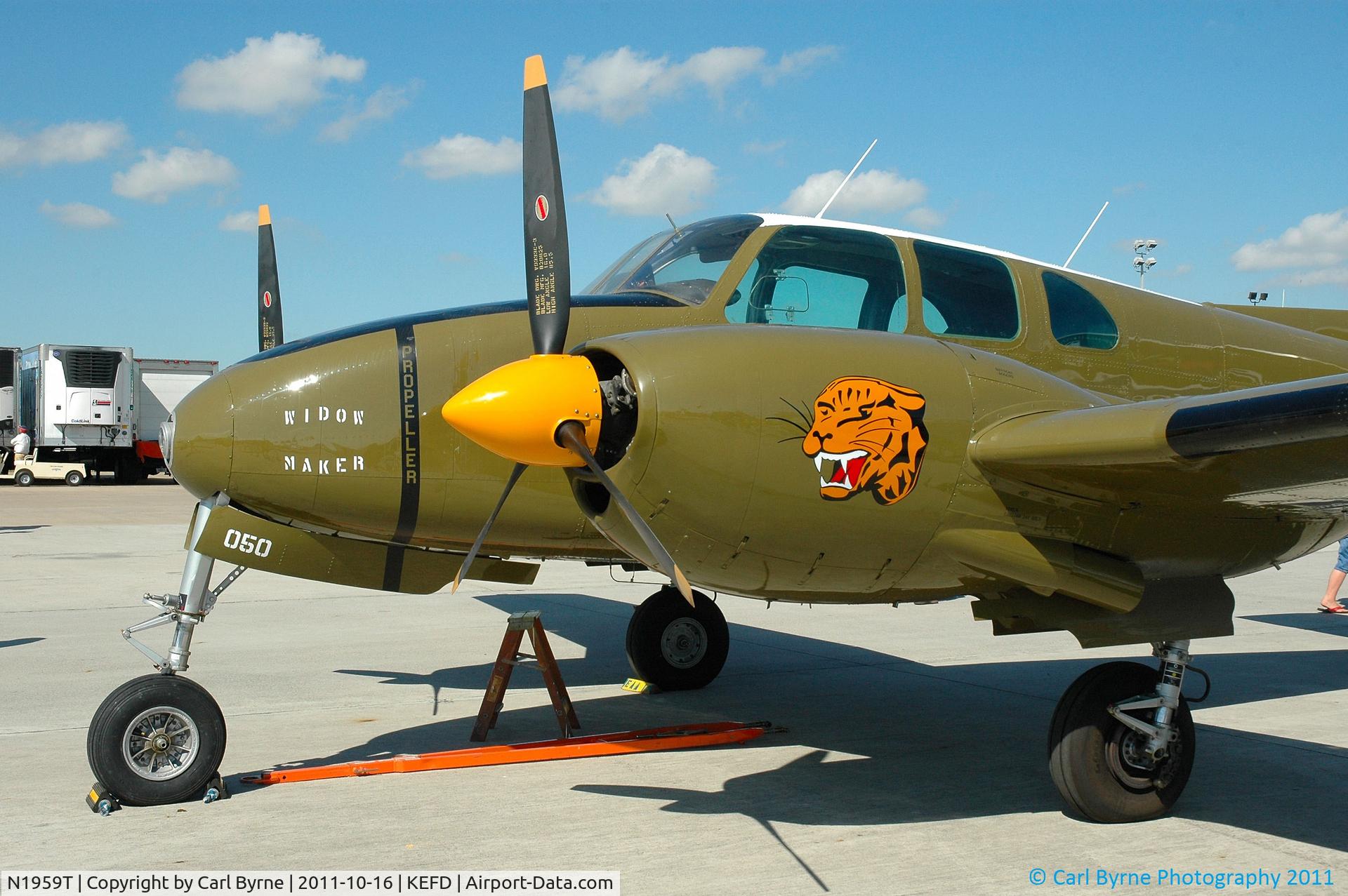 N1959T, 1959 Beech D50B Twin Bonanza C/N DH-209, 'Wings Over Houston' Air Show