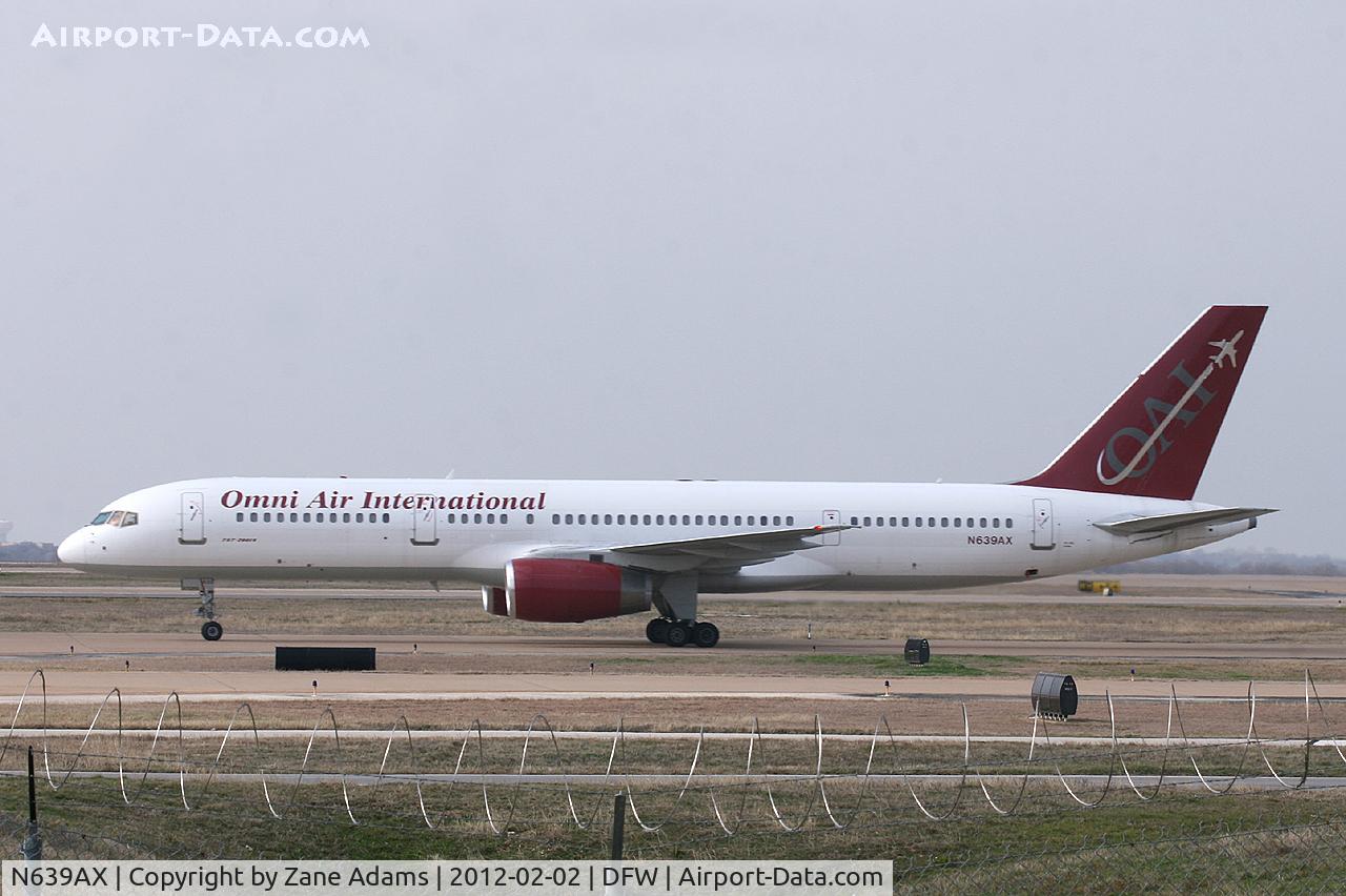 N639AX, 1992 Boeing 757-236 C/N 25597, Omni International at DFW Airport