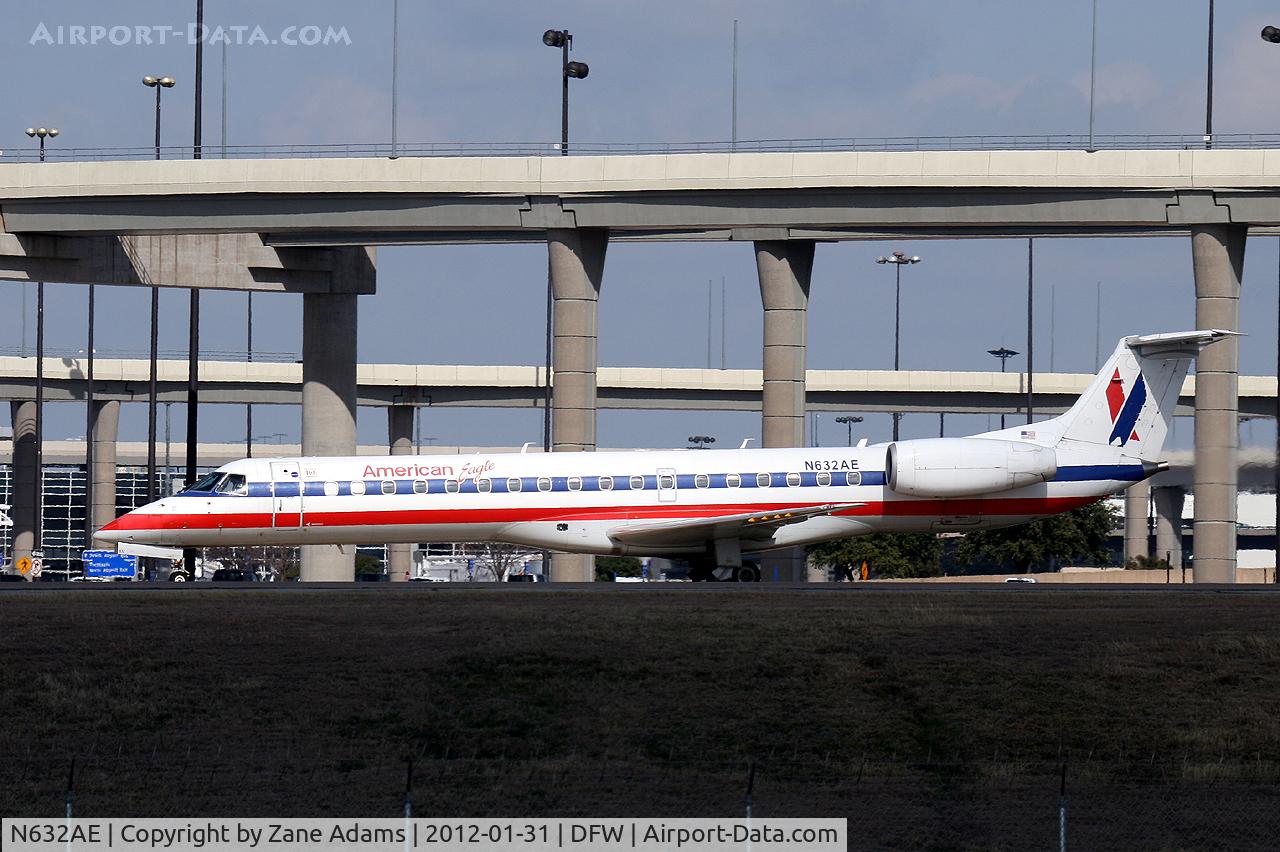 N632AE, 1999 Embraer ERJ-145LR (EMB-145LR) C/N 145143, American Eagle at DFW Airport