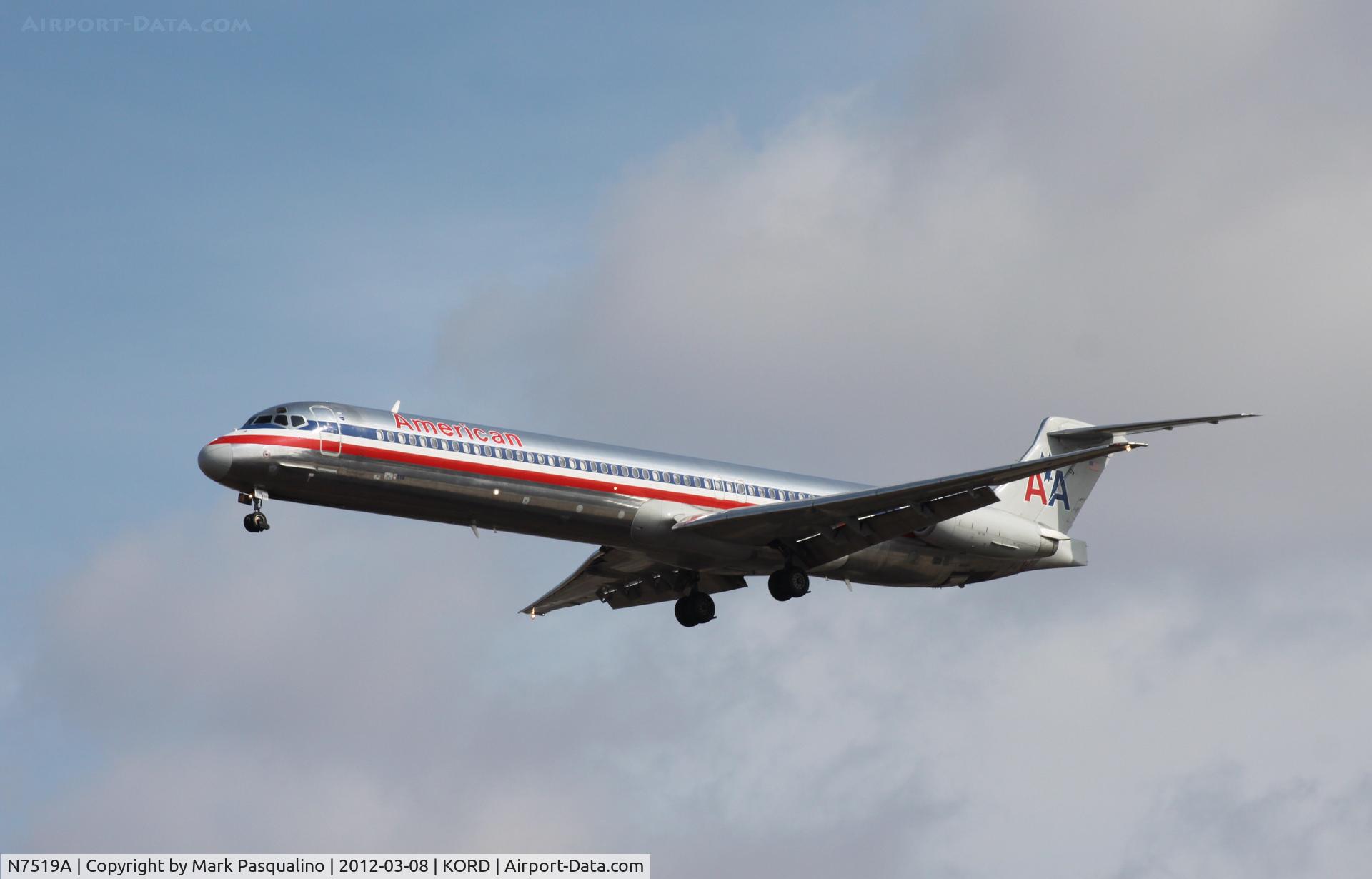 N7519A, 1990 McDonnell Douglas MD-82 (DC-9-82) C/N 49896, MD-82