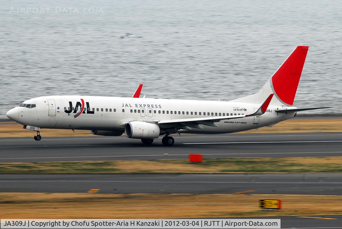 JA309J, 2008 Boeing 737-846 C/N 35338, Nikon D200+Tamron 200-500mm F/5-6.3