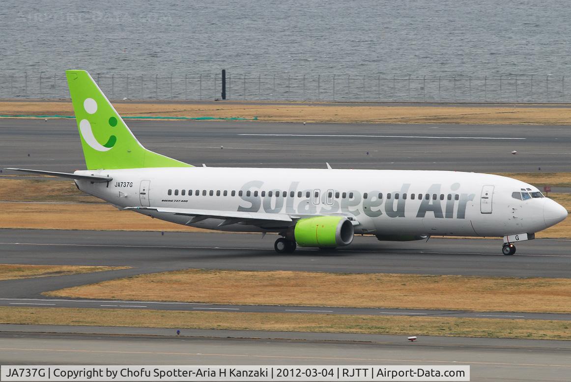 JA737G, 1996 Boeing 737-43Q C/N 28491, Nikon D200+Tamron 200-500mm F/5-6.3