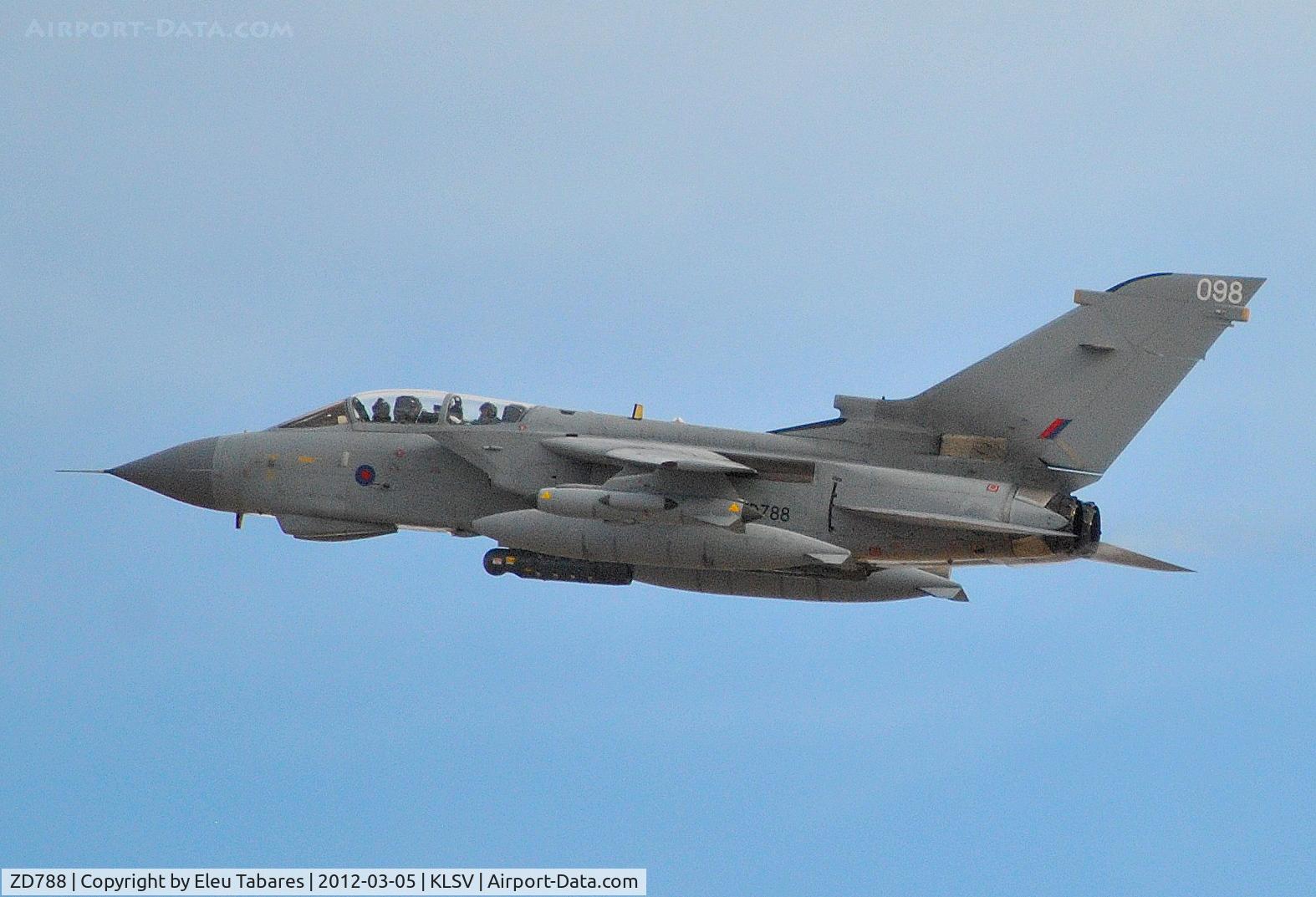 ZD788, 1984 Panavia Tornado GR.4 C/N 389/BS131/3179, Taken during Red Flag Exercise at Nellis Air Force Base, Nevada.
