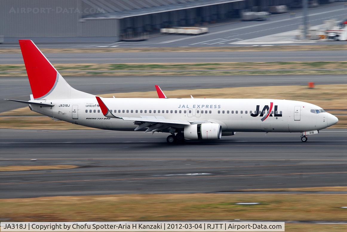 JA318J, 2008 Boeing 737-846 C/N 35347, Nikon D200+Tamron 200-500mm F/5-6.3