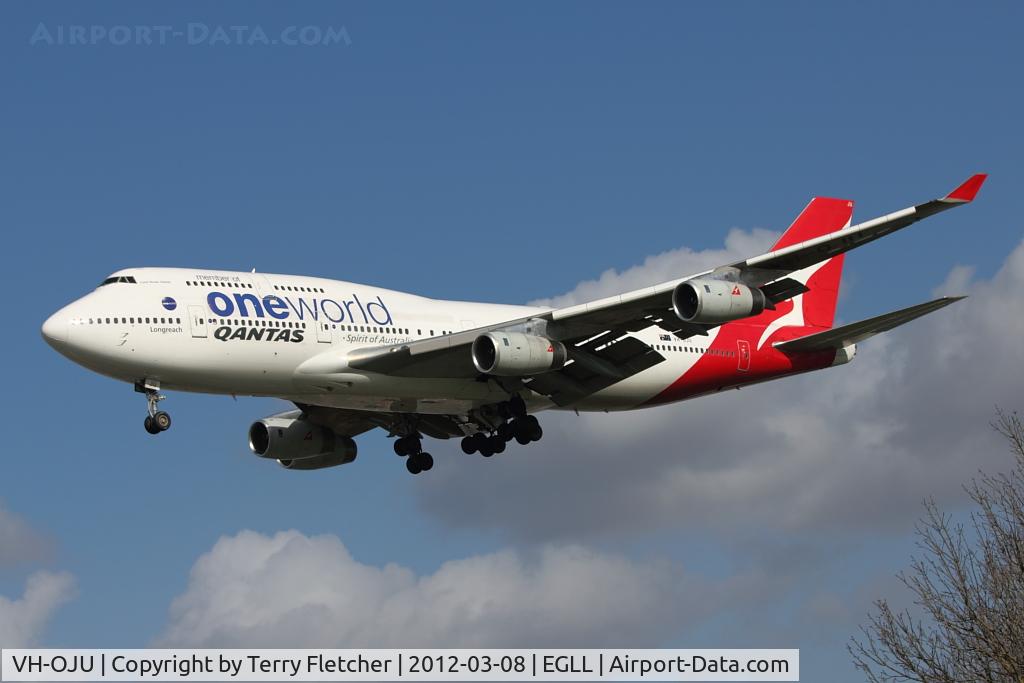 VH-OJU, 1999 Boeing 747-438 C/N 25566, Qantas 1999 Boeing 747-438, c/n: 25566