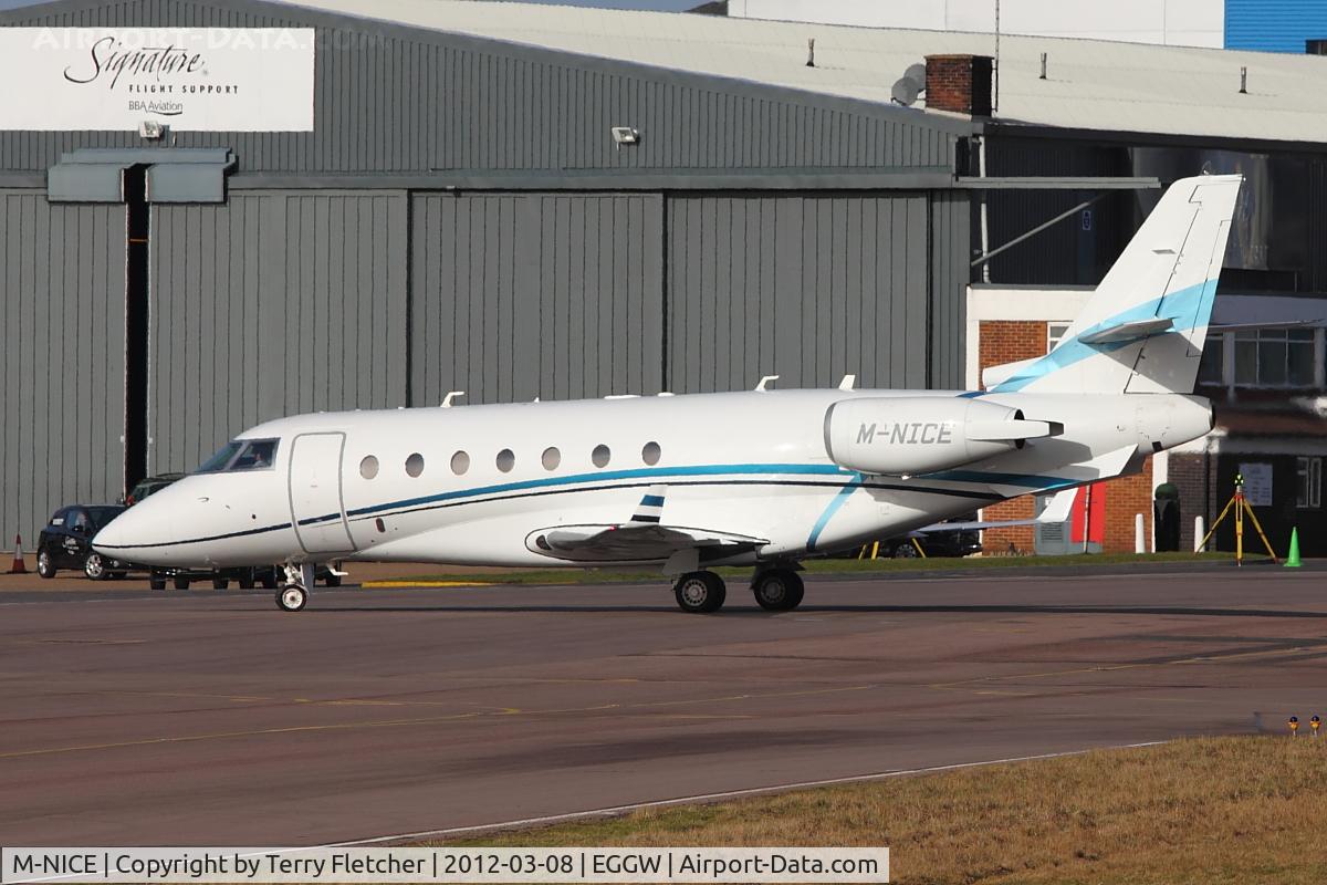 M-NICE, Israel Aerospace Industries Gulfstream 200 C/N 246, Iai Ltd GULFSTREAM 200, c/n: 246 at Luton
