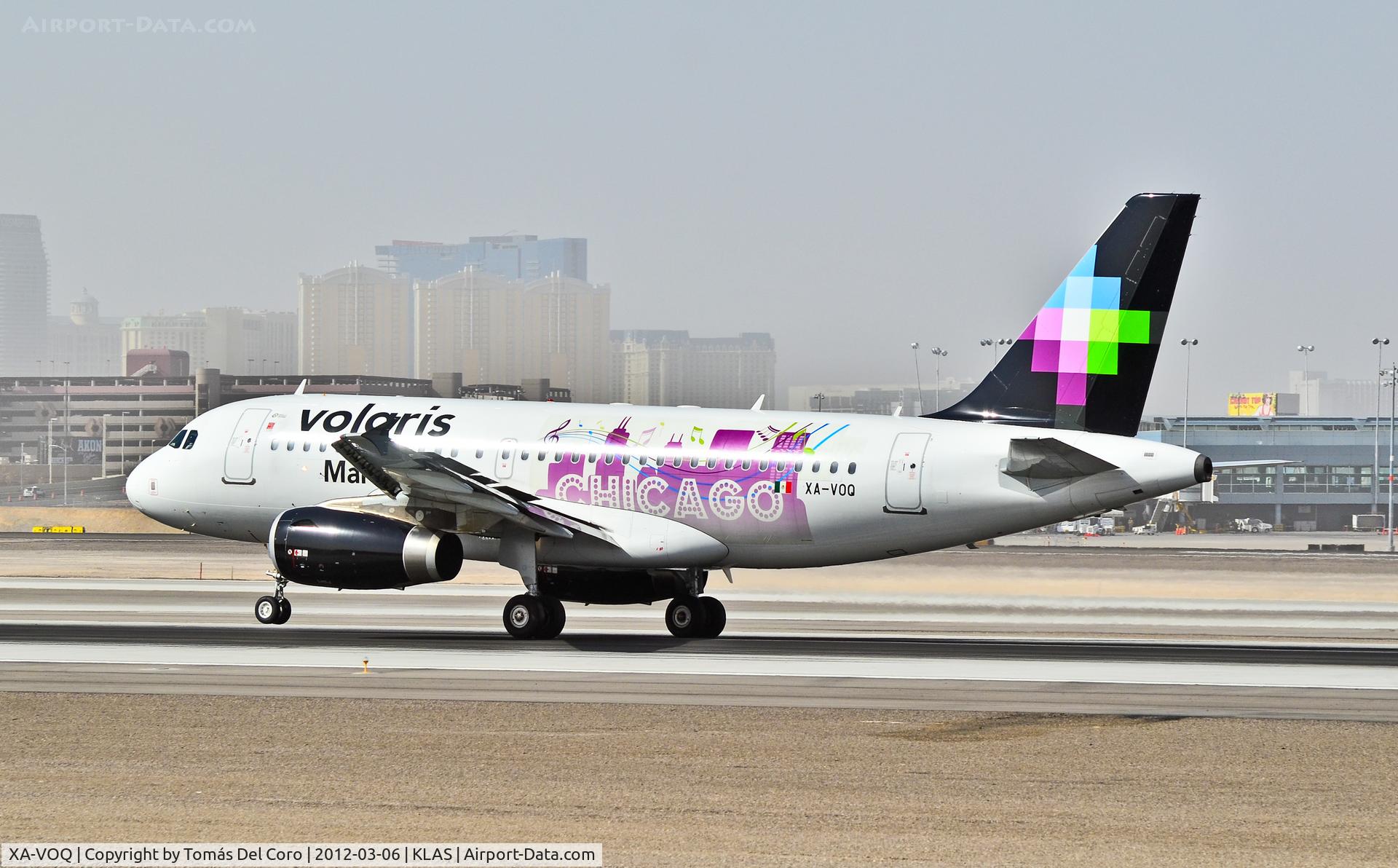 XA-VOQ, 2010 Airbus A319-133 C/N 4422, XA-VOQ Volaris Airbus A319-133 (cn 4422)

Heavy windy day and dust cloud...

- Las Vegas - McCarran International (LAS / KLAS)
USA - Nevada, March 6, 2012
Photo: Tomás Del Coro