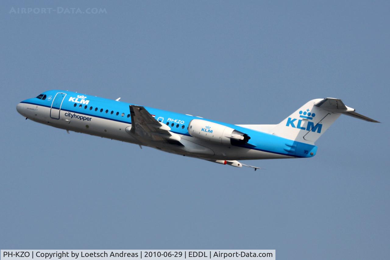 PH-KZO, 1995 Fokker 70 (F-28-0070) C/N 11538, KLM Cityhopper