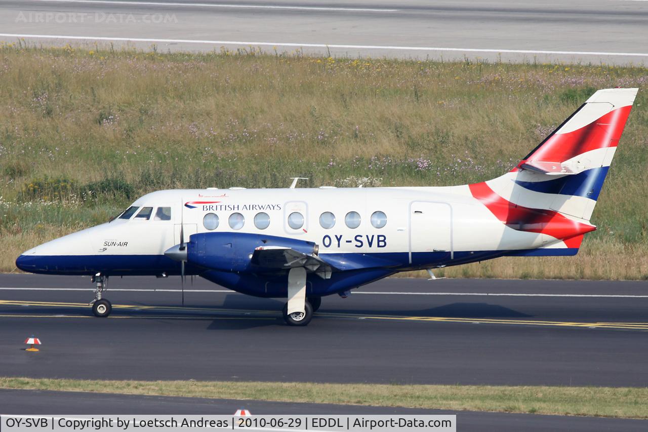 OY-SVB, 1997 British Aerospace BAe-3202 Jetstream 32 C/N 985, small BAW colors