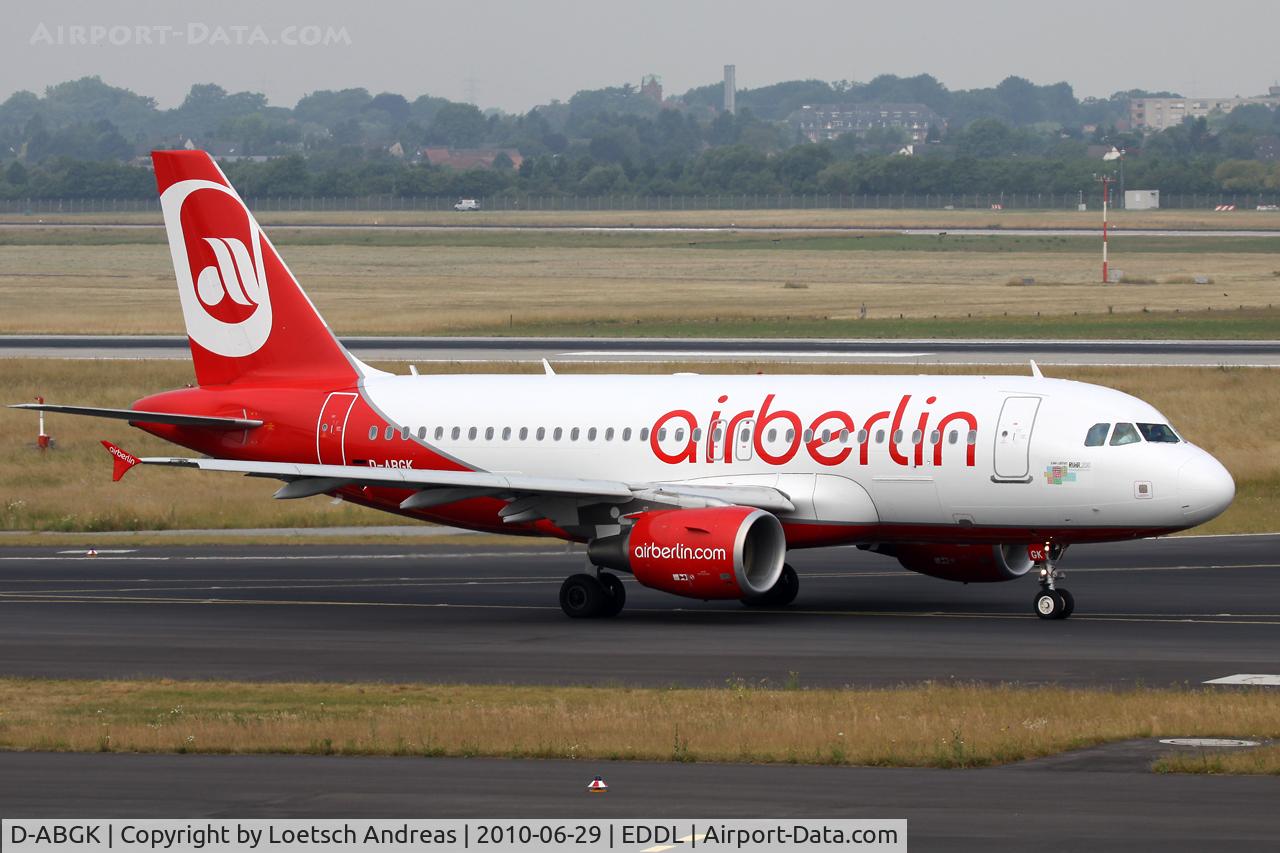 D-ABGK, 2008 Airbus A319-112 C/N 3447, AB -Airbus