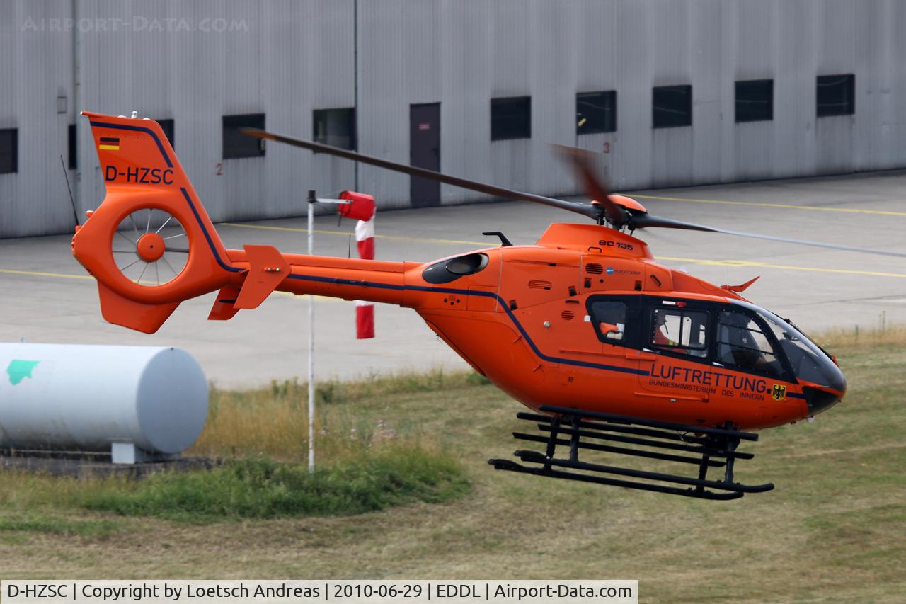 D-HZSC, 2007 Eurocopter EC-135T-2+ C/N 0549, German Rescue Helicopter