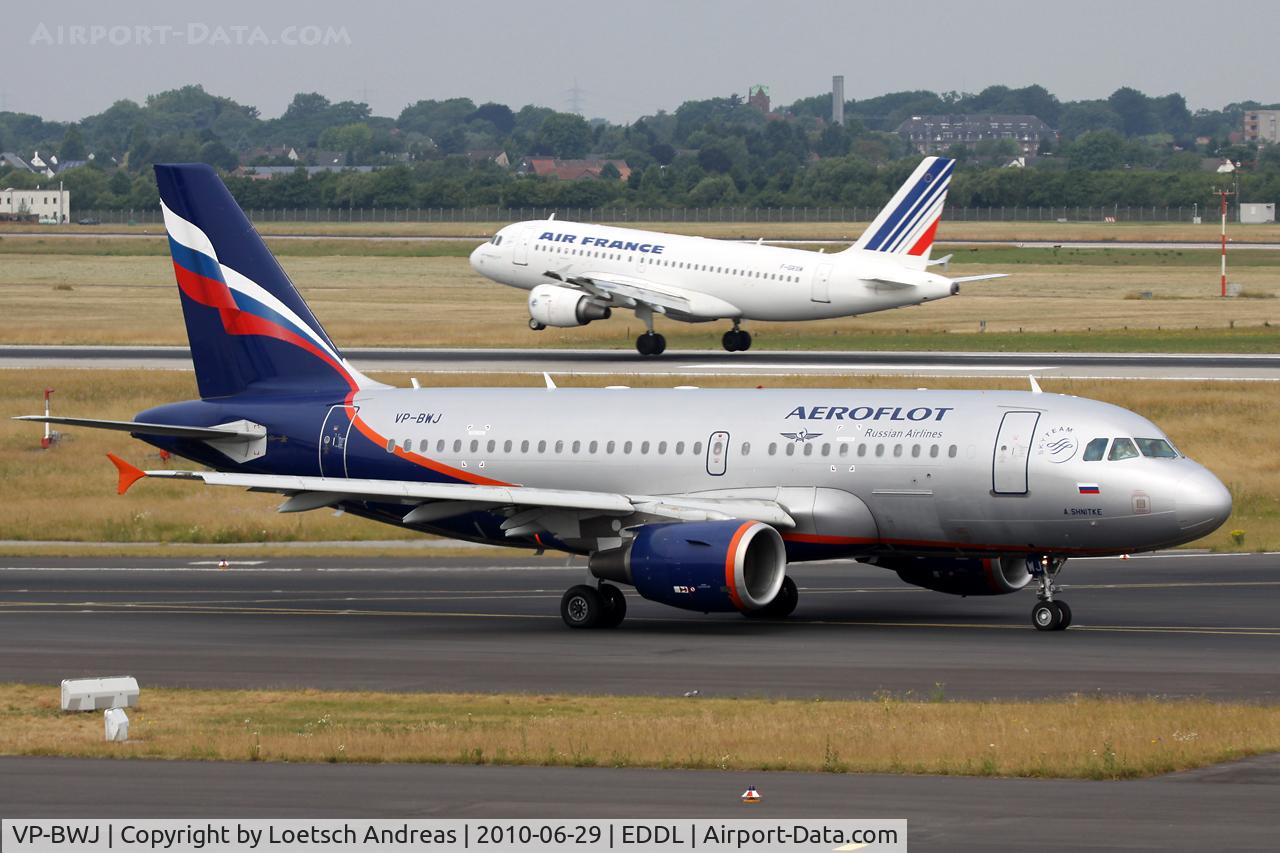 VP-BWJ, 2004 Airbus A319-111 C/N 2179, Aeroflot to Moscow