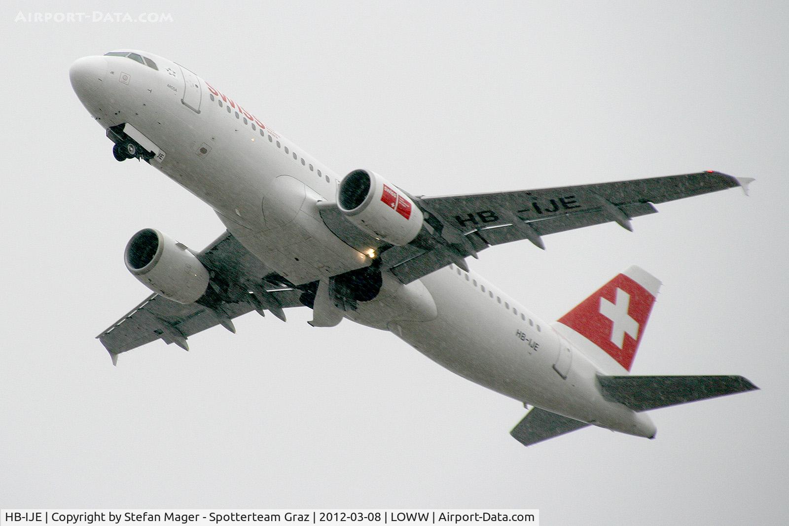 HB-IJE, 1995 Airbus A320-214 C/N 559, Swiss A320 @VIE