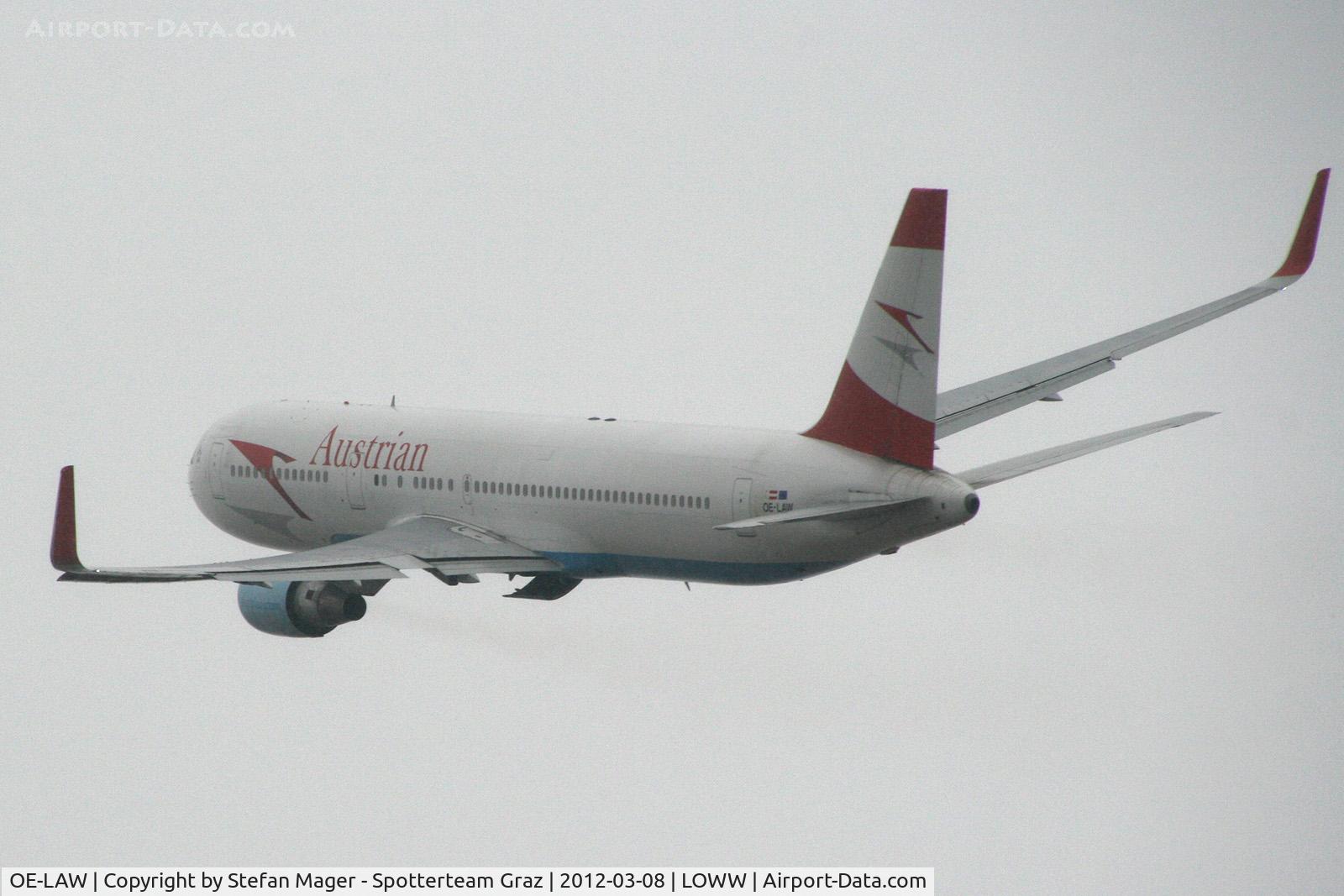 OE-LAW, 1992 Boeing 767-3Z9/ER C/N 26417, Austrian B767-300ER @VIE
